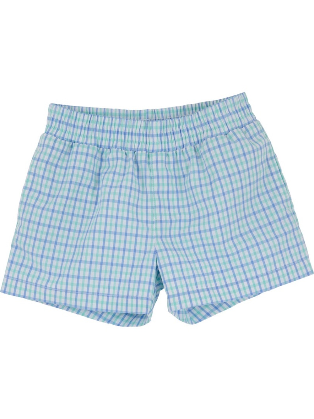 The Beaufort Bonnet Company TBBC Sheffield Shorts Blvd Blue Turk Teal Check 0-3M - Picture 2 of 8